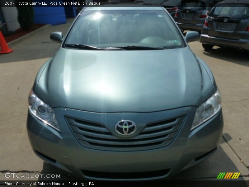 Aloe Green Metallic / Bisque 2007 Toyota Camry LE