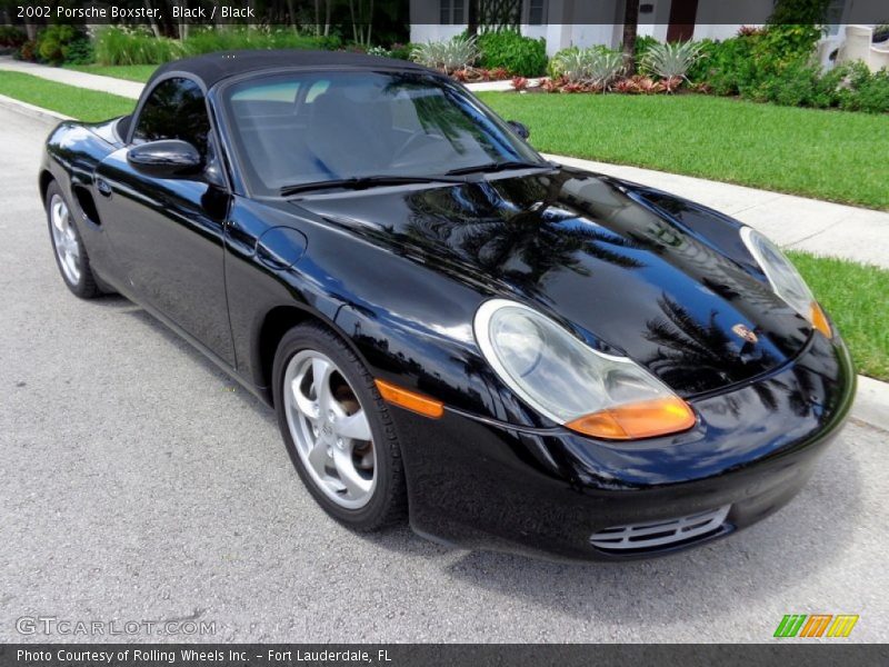 Black / Black 2002 Porsche Boxster