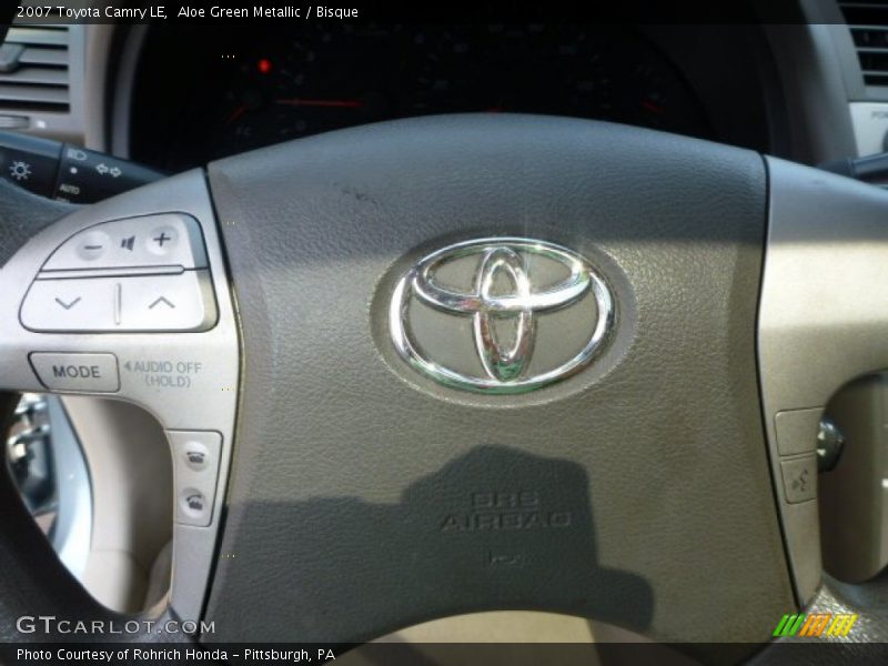 Aloe Green Metallic / Bisque 2007 Toyota Camry LE
