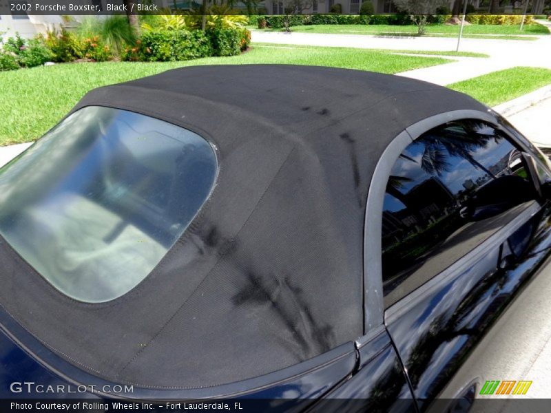 Black / Black 2002 Porsche Boxster