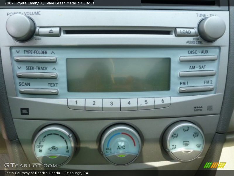 Aloe Green Metallic / Bisque 2007 Toyota Camry LE