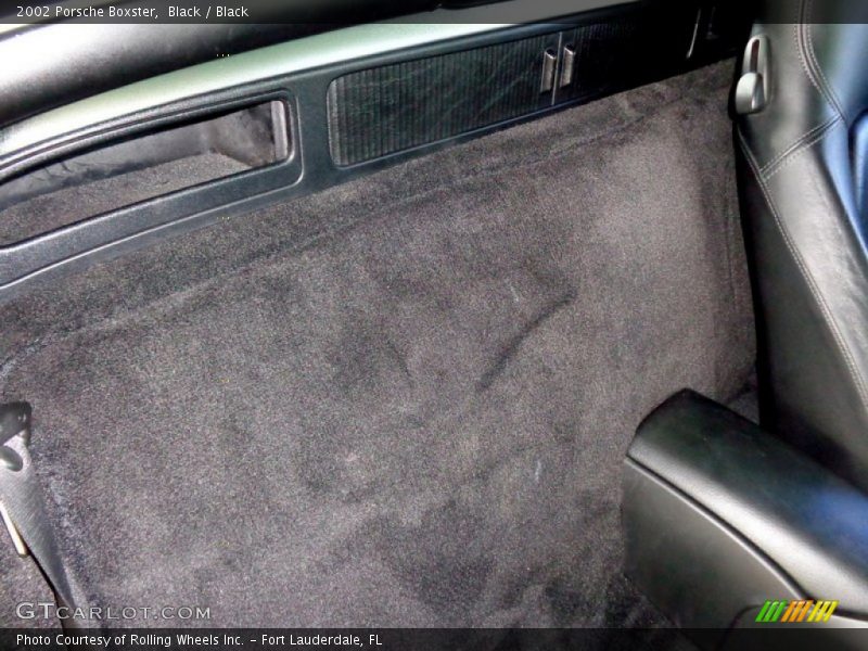 Black / Black 2002 Porsche Boxster