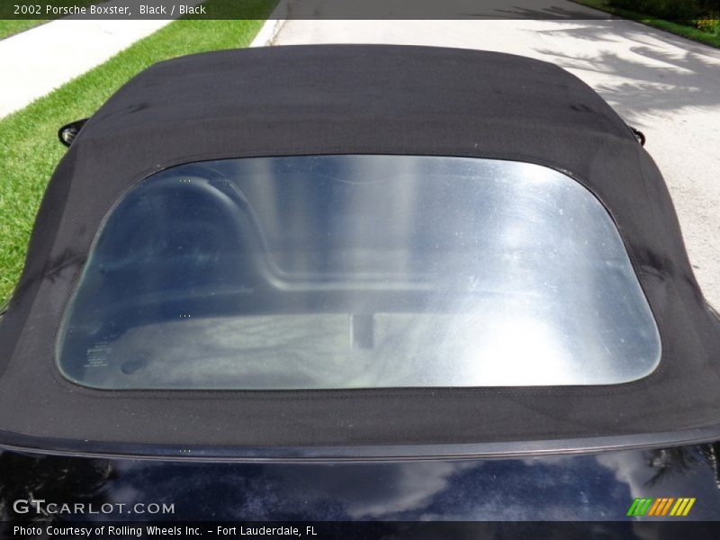 Black / Black 2002 Porsche Boxster