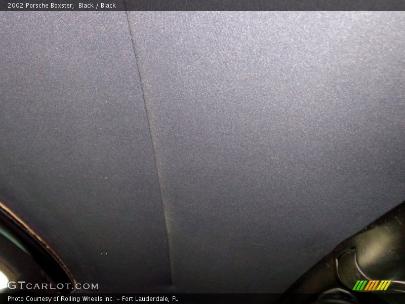 Black / Black 2002 Porsche Boxster