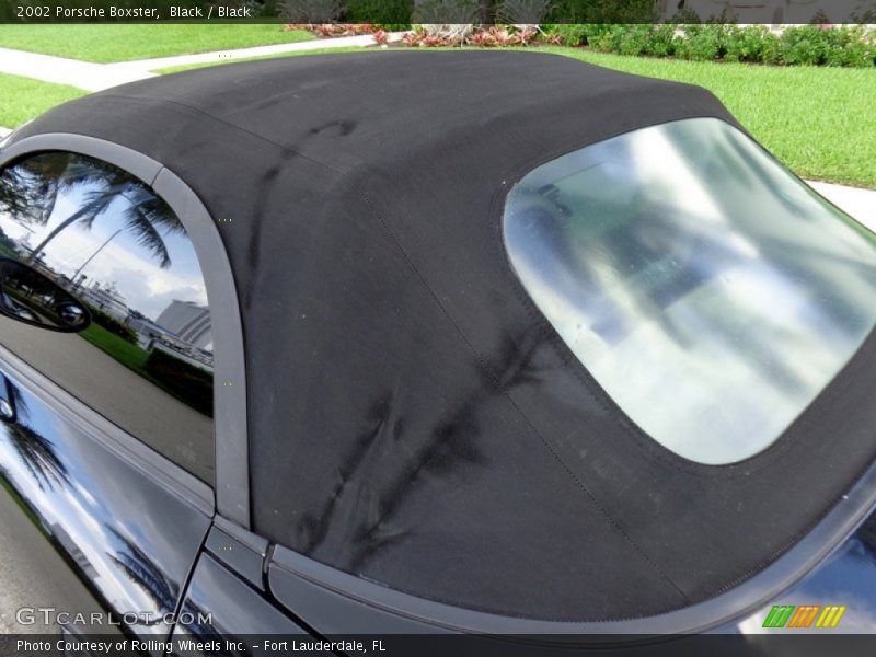 Black / Black 2002 Porsche Boxster
