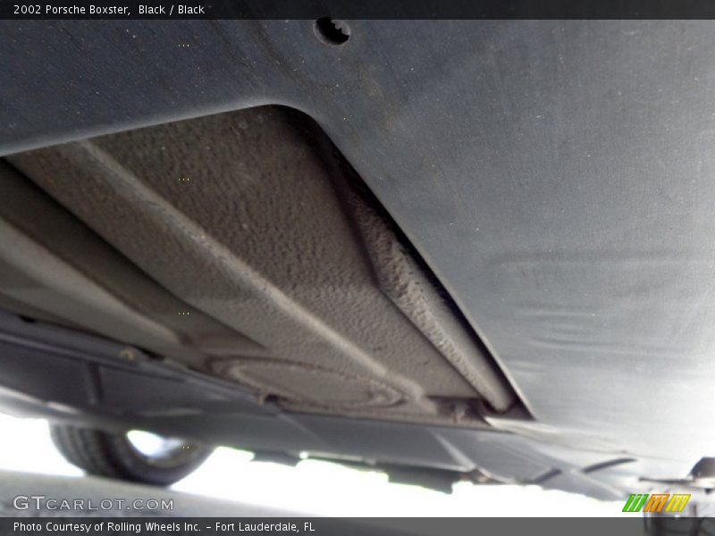 Undercarriage of 2002 Boxster 