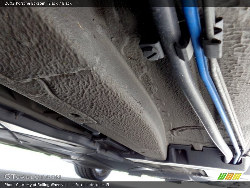 Undercarriage of 2002 Boxster 