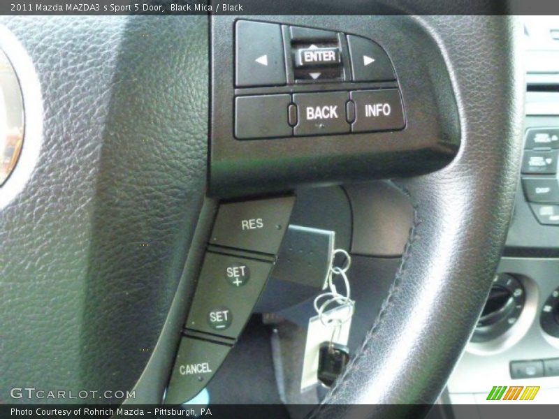 Black Mica / Black 2011 Mazda MAZDA3 s Sport 5 Door