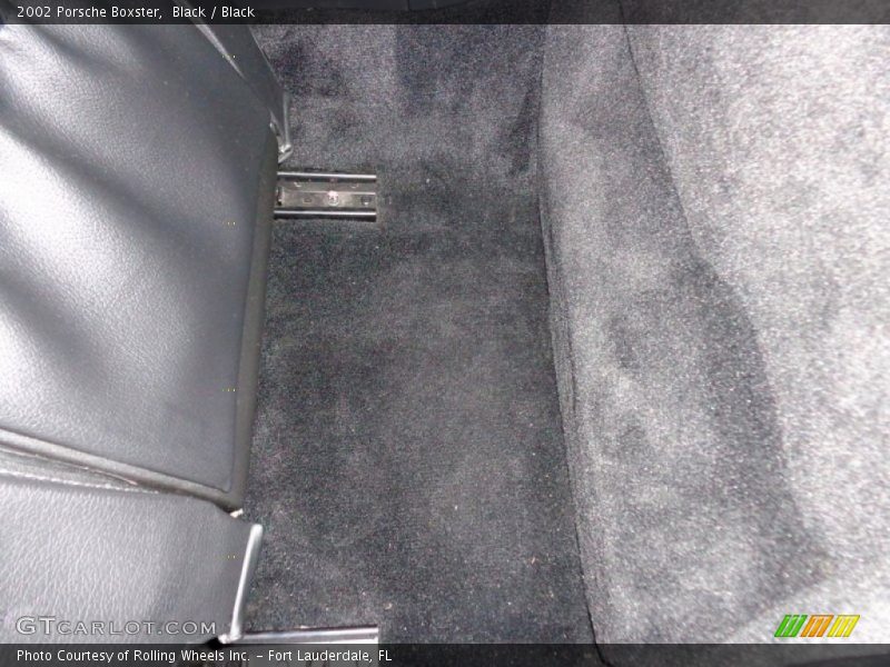 Black / Black 2002 Porsche Boxster
