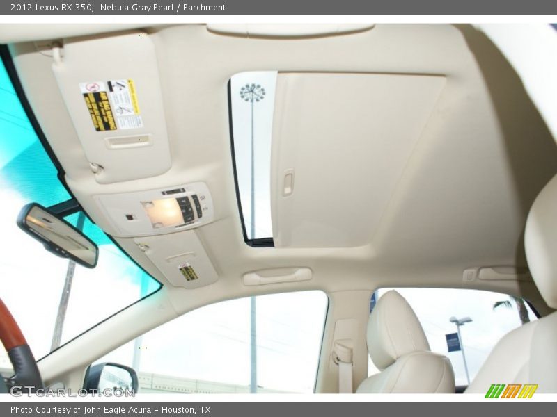 Nebula Gray Pearl / Parchment 2012 Lexus RX 350