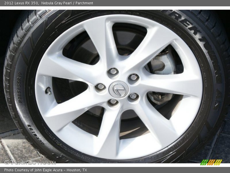 Nebula Gray Pearl / Parchment 2012 Lexus RX 350