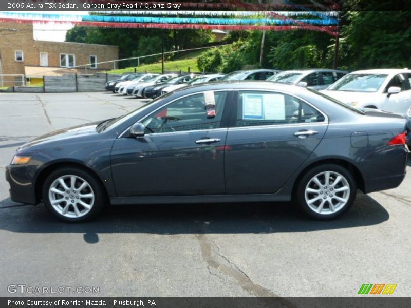 Carbon Gray Pearl / Quartz Gray 2006 Acura TSX Sedan