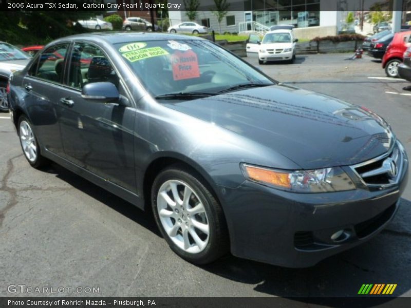 Carbon Gray Pearl / Quartz Gray 2006 Acura TSX Sedan