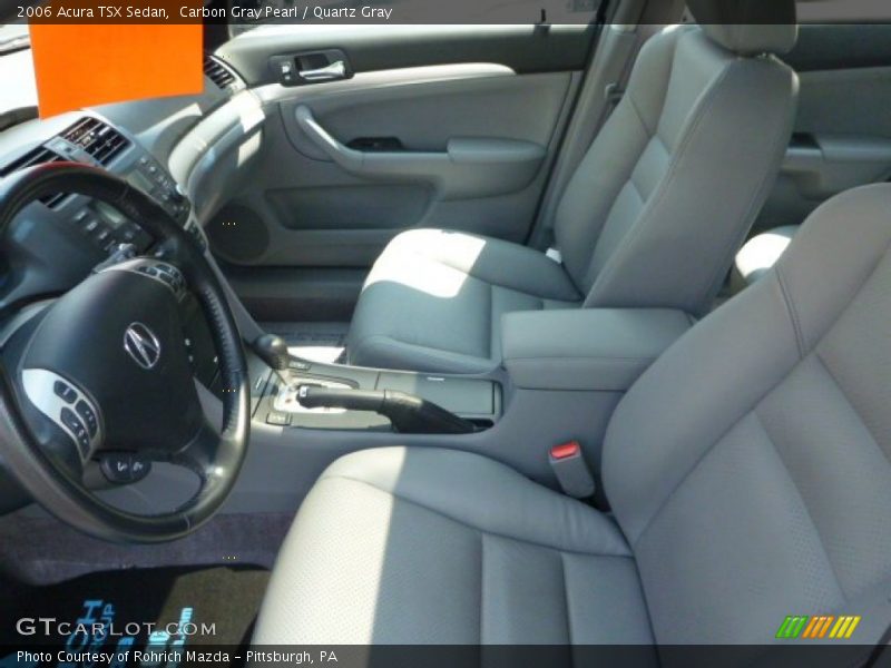 Carbon Gray Pearl / Quartz Gray 2006 Acura TSX Sedan