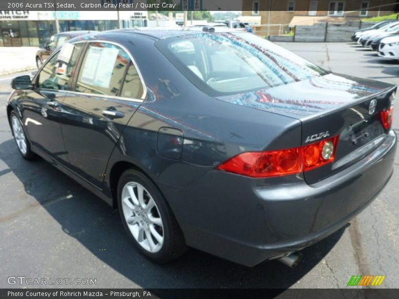 Carbon Gray Pearl / Quartz Gray 2006 Acura TSX Sedan