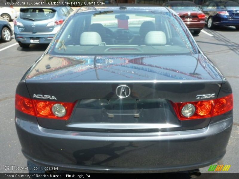 Carbon Gray Pearl / Quartz Gray 2006 Acura TSX Sedan