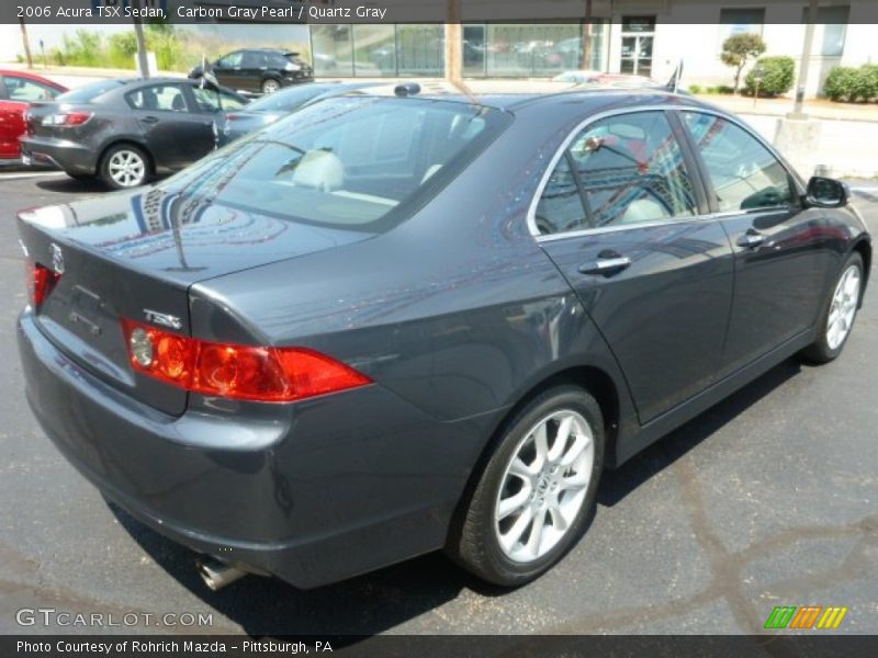 Carbon Gray Pearl / Quartz Gray 2006 Acura TSX Sedan