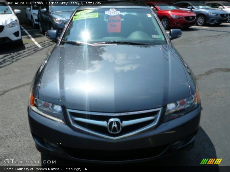 Carbon Gray Pearl / Quartz Gray 2006 Acura TSX Sedan
