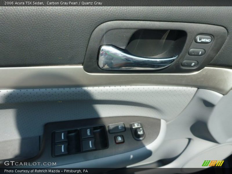 Carbon Gray Pearl / Quartz Gray 2006 Acura TSX Sedan