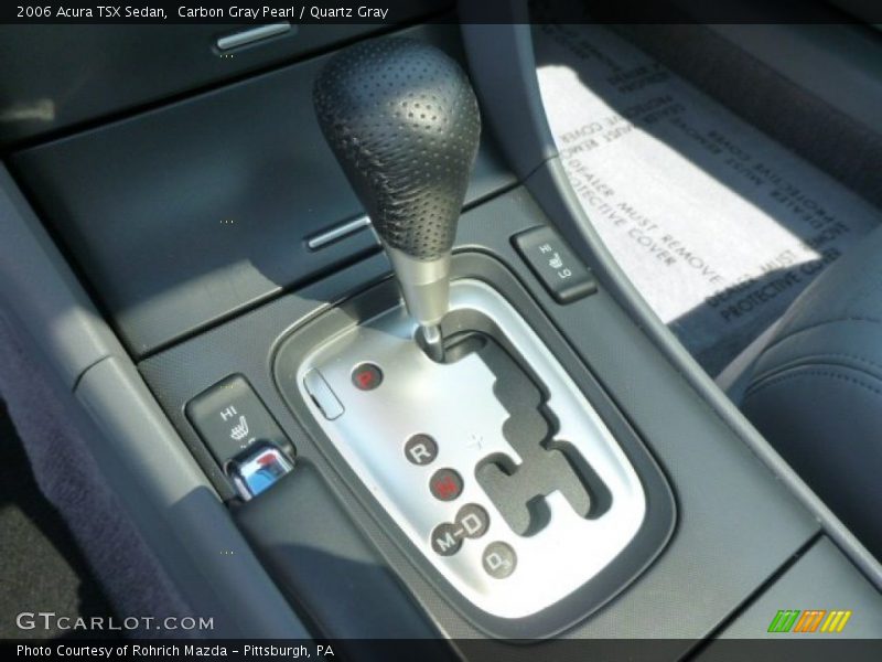 Carbon Gray Pearl / Quartz Gray 2006 Acura TSX Sedan