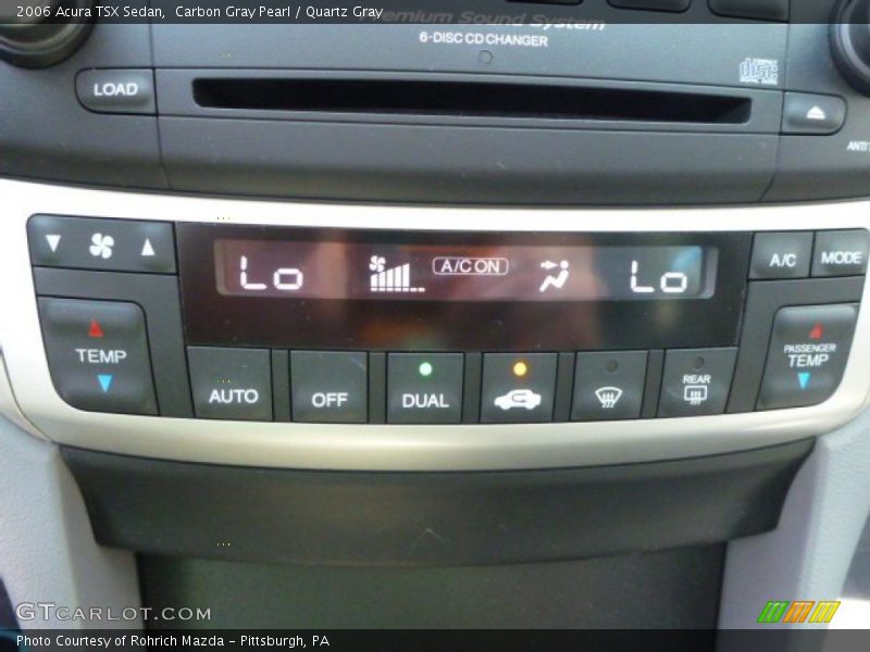 Carbon Gray Pearl / Quartz Gray 2006 Acura TSX Sedan