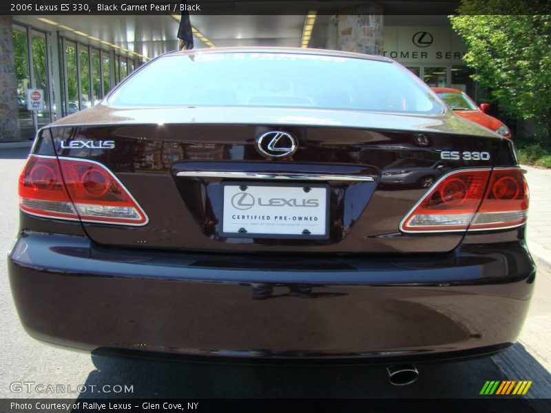Black Garnet Pearl / Black 2006 Lexus ES 330