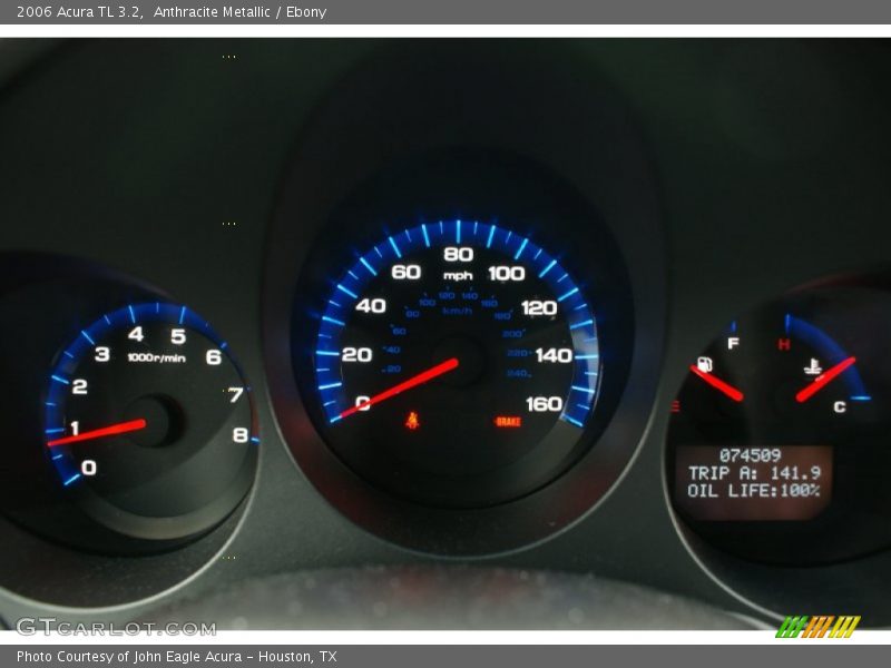 Anthracite Metallic / Ebony 2006 Acura TL 3.2