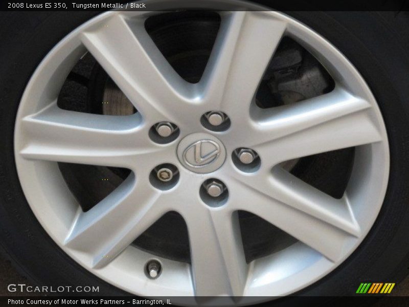 Tungsten Metallic / Black 2008 Lexus ES 350