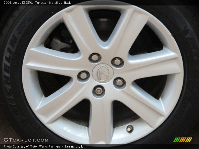 Tungsten Metallic / Black 2008 Lexus ES 350