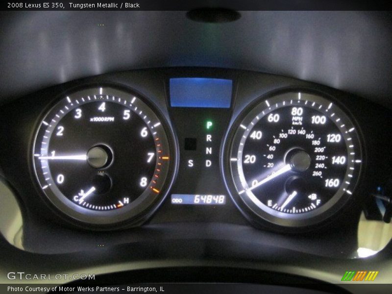 Tungsten Metallic / Black 2008 Lexus ES 350