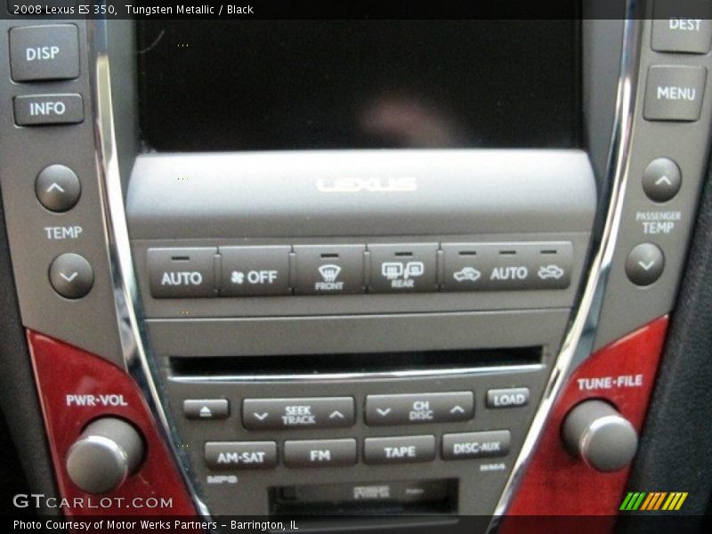 Tungsten Metallic / Black 2008 Lexus ES 350