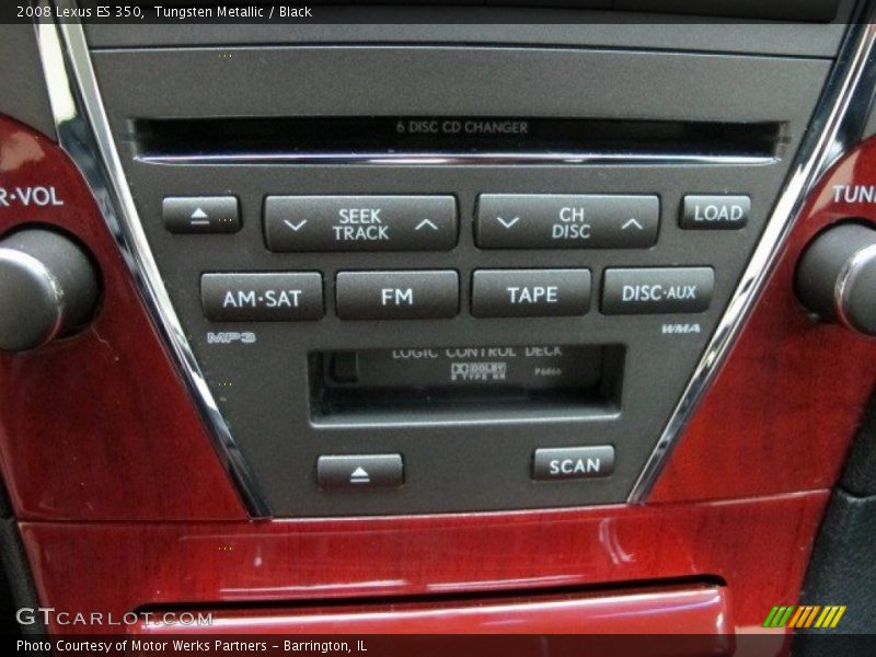 Tungsten Metallic / Black 2008 Lexus ES 350