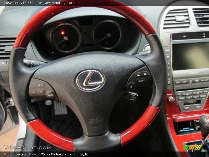 Tungsten Metallic / Black 2008 Lexus ES 350