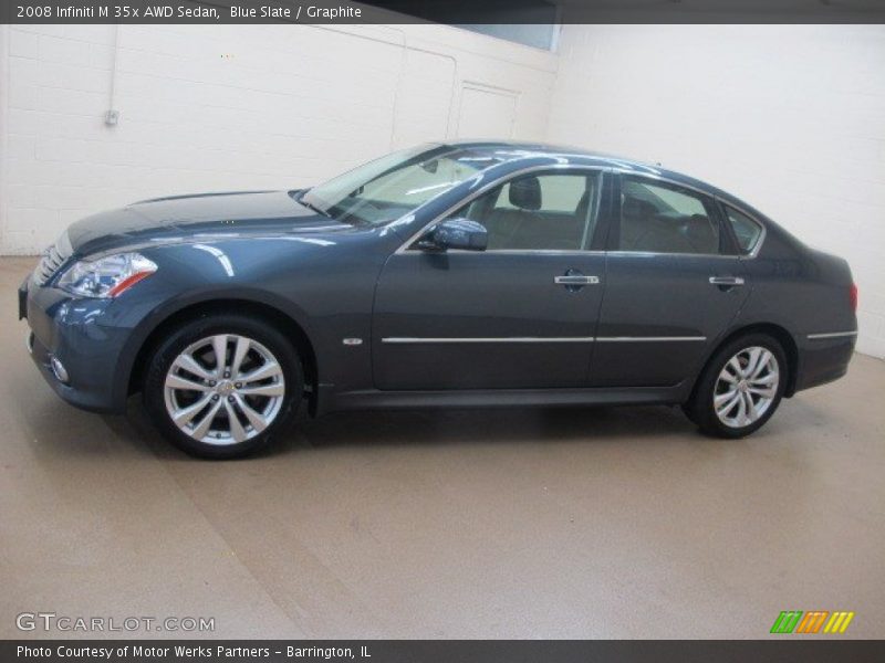Blue Slate / Graphite 2008 Infiniti M 35x AWD Sedan