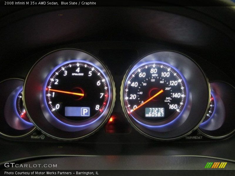 Blue Slate / Graphite 2008 Infiniti M 35x AWD Sedan