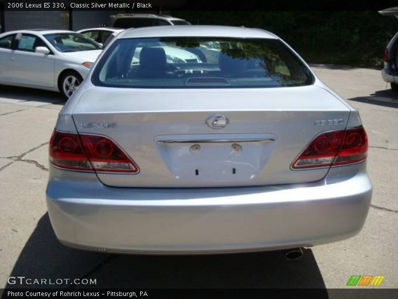 Classic Silver Metallic / Black 2006 Lexus ES 330