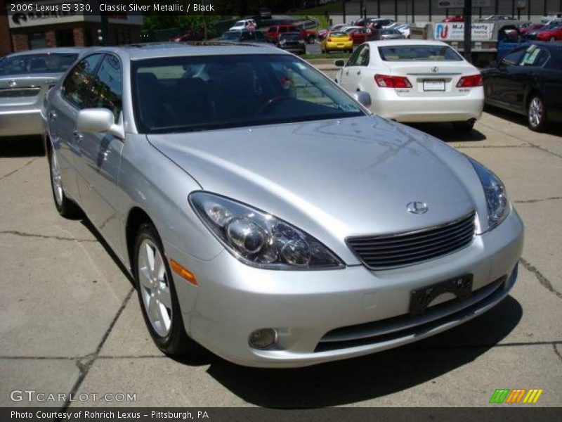 Classic Silver Metallic / Black 2006 Lexus ES 330