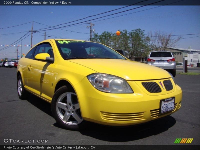 Competition Yellow / Ebony 2009 Pontiac G5