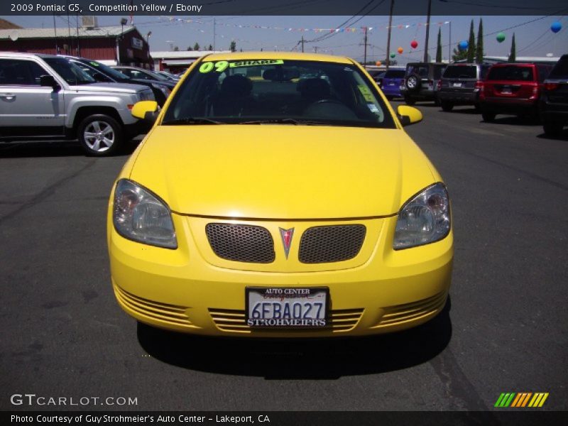 Competition Yellow / Ebony 2009 Pontiac G5