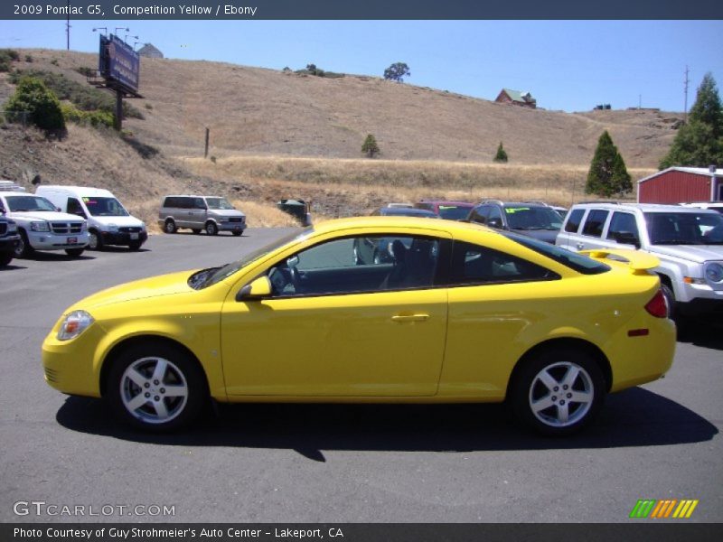 Competition Yellow / Ebony 2009 Pontiac G5