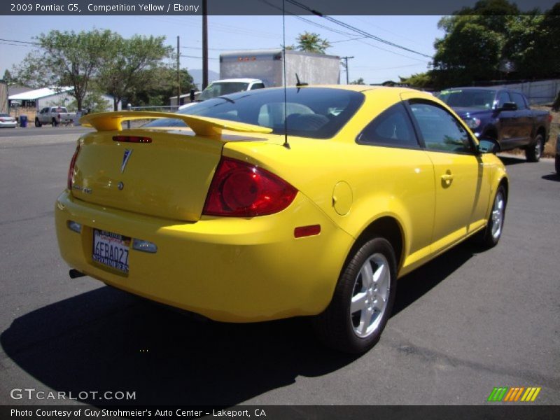 Competition Yellow / Ebony 2009 Pontiac G5