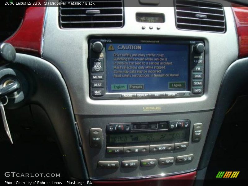 Classic Silver Metallic / Black 2006 Lexus ES 330