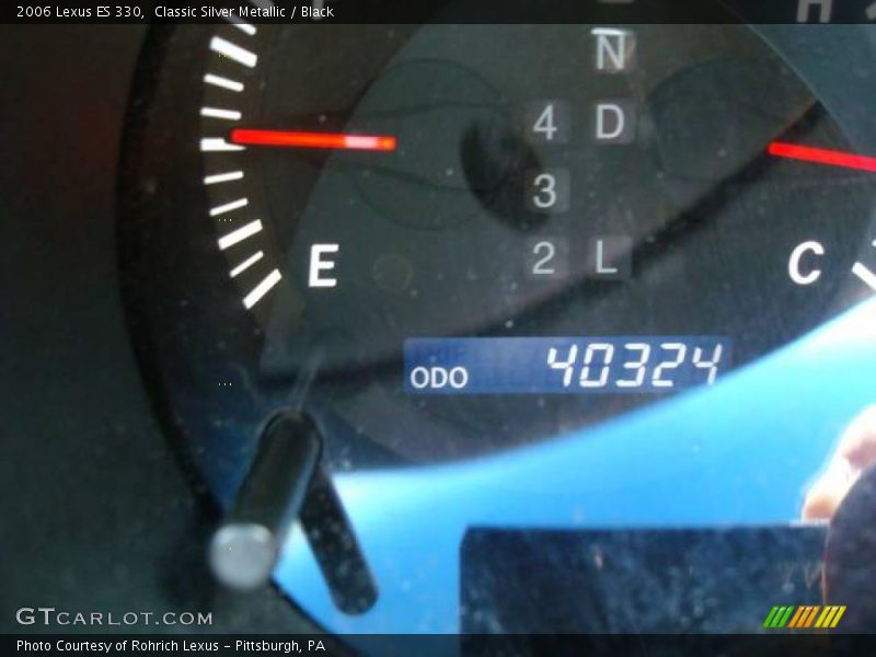Classic Silver Metallic / Black 2006 Lexus ES 330