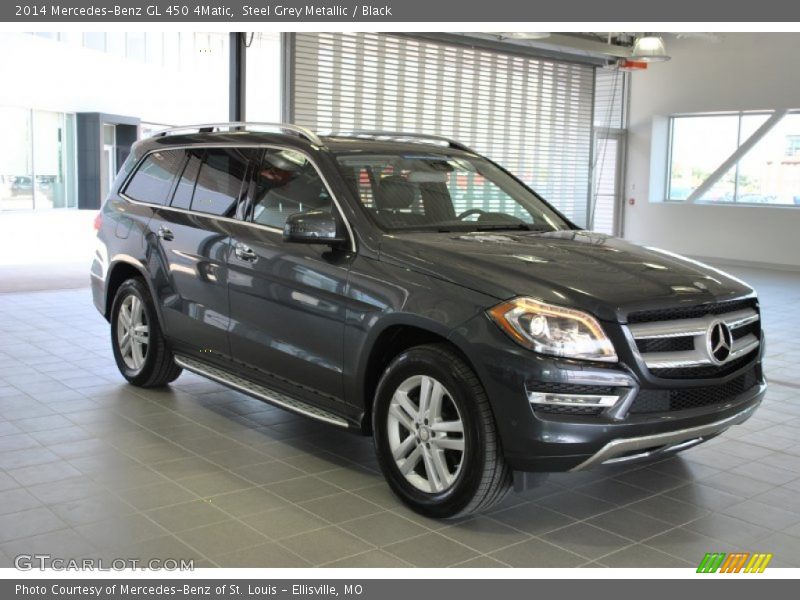 Steel Grey Metallic / Black 2014 Mercedes-Benz GL 450 4Matic