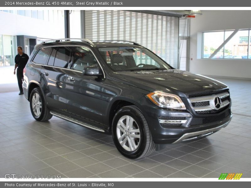Steel Grey Metallic / Black 2014 Mercedes-Benz GL 450 4Matic
