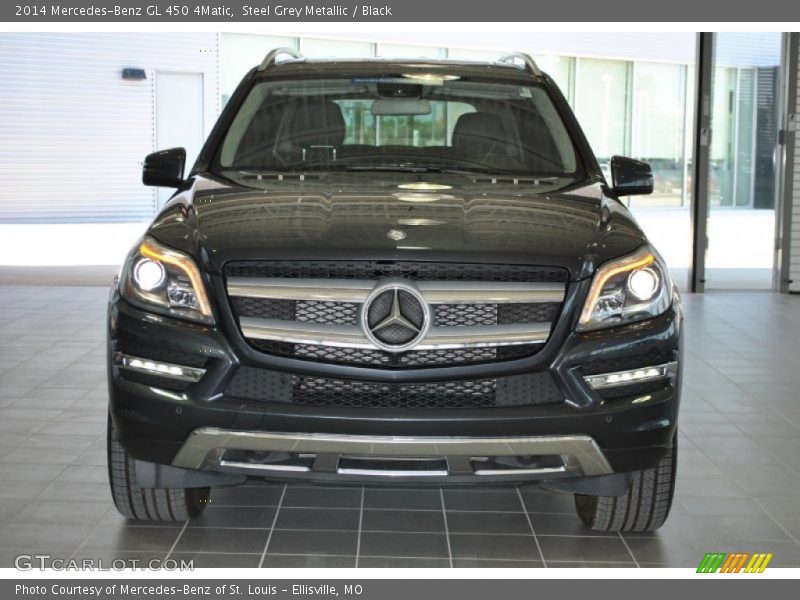 Steel Grey Metallic / Black 2014 Mercedes-Benz GL 450 4Matic