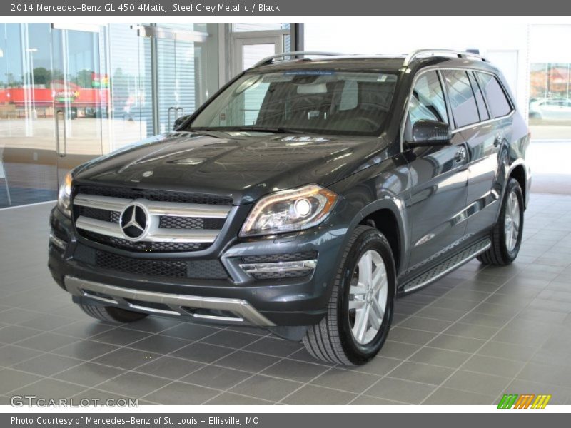 Steel Grey Metallic / Black 2014 Mercedes-Benz GL 450 4Matic
