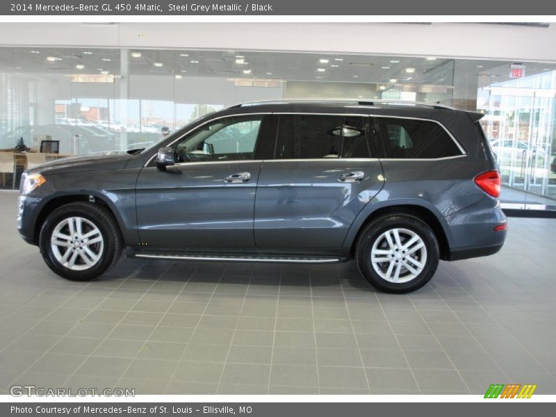 Steel Grey Metallic / Black 2014 Mercedes-Benz GL 450 4Matic