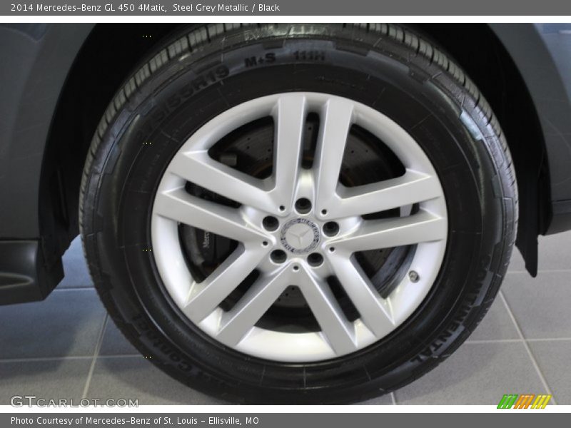 Steel Grey Metallic / Black 2014 Mercedes-Benz GL 450 4Matic