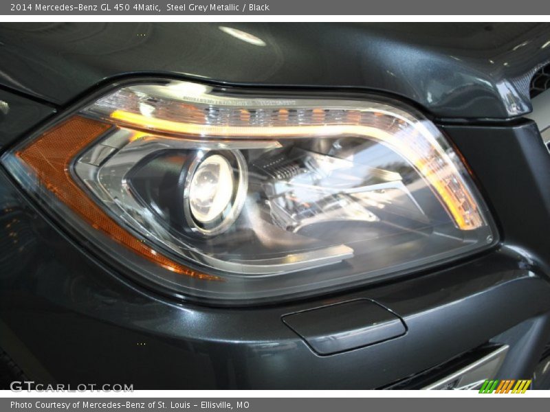 Steel Grey Metallic / Black 2014 Mercedes-Benz GL 450 4Matic